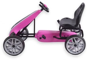 Šlapacia motokára POWER ružová