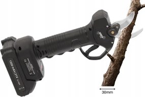 Akumulátorové nožnice na konáre 30 mm – dve batérie, nabíjačka, kufrík