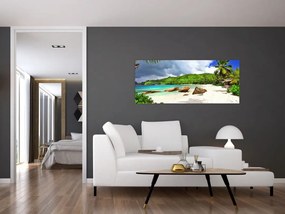 Obraz - Takamaka, Seychely (120x50 cm)