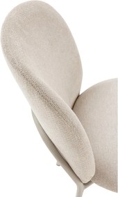 Krémové jedálenské stoličky v súprave 4 ks Daia – Marckeric