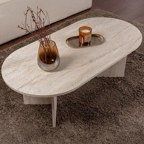 Konferenčný stolík Sable Travertine