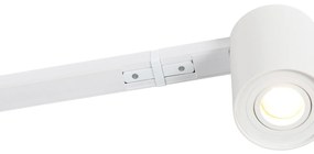 Moderný koľajnicový systém biely s 5 reflektormi 1-fázový - Rondoo Up