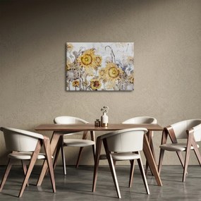 Obraz - Slnečnica v stene (70x50 cm)