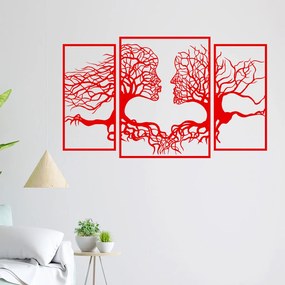 Veselá Stena Samolepka na stenu na stenu Duša lesa Farba: červená, Veľkosť: 80 X 48 cm