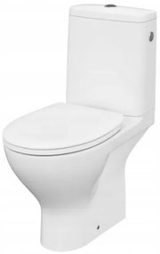 Cersanit Moduo CleanOn, kombi wc so splachovaním 3/5l + sedátko z duroplastu, biela, K116-030