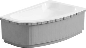 Mexen X-ST, polystyrénový plášť na rohovú vaňu 240 cm, LED drážka, biela, 55022-01