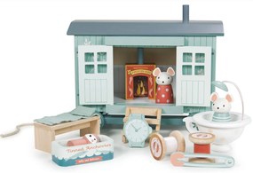 Tender Leaf - Drevená maringotka s myškami