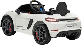 Elektrické autíčko Porsche Spyder RS 718 biele