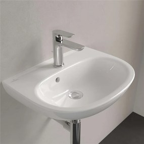 VILLEROY &amp; BOCH O.novo závesné umývadielko s otvorom, s prepadom, 500 x 380 mm, biela alpská, 43405001