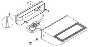 Eglo 99578 - LED Vonkajšie nástenné svietidlo SORRONARO LED/10,5W/230V IP44