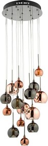 Där Lighting AUR1564 - Závesný luster na lane AURELIA 15xG4/10W/230V