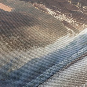 Obraz - Skaly a vlny oceánu (120x50 cm)