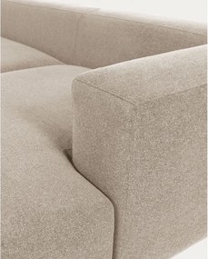 Béžová rohová pohovka (pravý roh) Blok – Kave Home