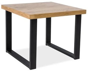 Príručný stolík s dubovou doskou UMBERTO C