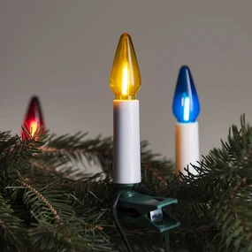 Svetelná reťaz Felicia farebná, 16 žiaroviek Filament, základná