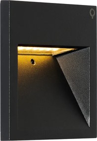 Moderná nástenná lampa čierna vrátane LED - Gem 2