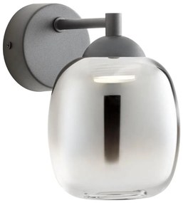 Redo 01-3483 - LED nástenné svietidlo KHADI LED/6W/230V CRI 90 čierne/dymové