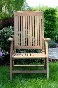 InternetovaZahrada Záhradné polohovacie kreslo America - teak