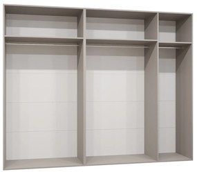 Šatníková skriňa 250 cm Mirabella 2 (kašmír + kašmír). Akcia -19%. Vlastná spoľahlivá doprava až k Vám domov. 1126433
