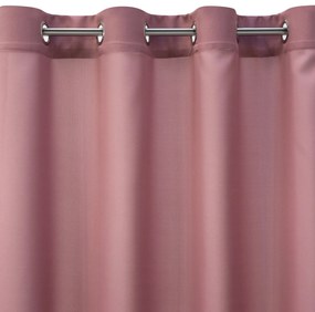 KRÁTKY ZÁVES NA KRÚŽKOCH RITA 140X175 CM STARORUŽOVÁ