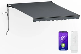 CloudShade Markíza, Inteligentné ovládanie, UV ochrana, Montáž na stenu