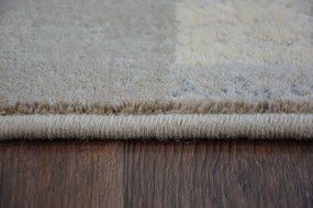 Vlnený koberec MOON DEEP sivý