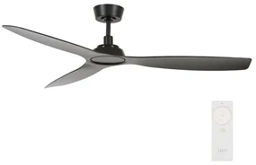 Lucci air 210651 - Stropný ventilátor MOTO čierna + diaľkové ovládanie FAN00226