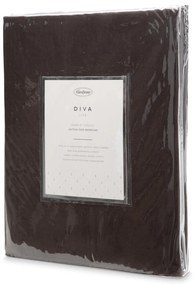 SATÉNOVÉ OBLIEČKY DINA 160X200 CM, 2 KS 70X80 CM HNEDÉ