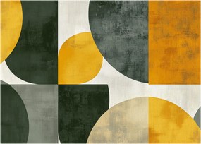 Obraz - Abstrakcia v olivovej farbe (70x50 cm)