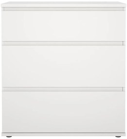 Biela nízka komoda 77x84 cm Nova – Tvilum