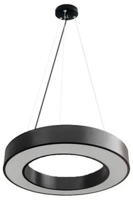 LED Stmievateľný luster na lanku LED/45W/230V 3000-6500K čierna + diaľkové ovládanie