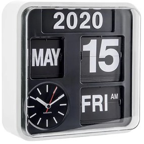 Nástenné hodiny Mini Flip Karlsson KA5364WH, 24cm