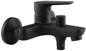 Aqualine Aqualine, LOTTA Nástenná vaňová batéria, rozteč 150mm, čierna matná, LT610B