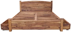 furniture-nabytek.cz - Posteľ z masívu 180x200 s úložným priestorom