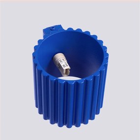 Modré nástenné svietidlo ø 10 cm Zora – Sollux