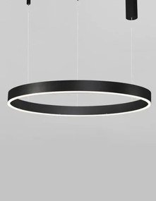 LED luster Motif 80 čierne stmievateľné