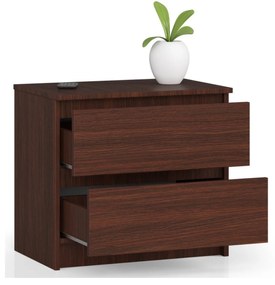 Komoda Kuba 60 cm - 2 zásuvky wenge