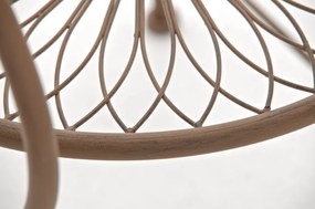 Kovová stolička Sheela s područkami (SET 2 ks) - Hnedá antik