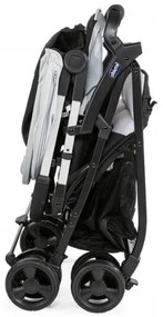 Chicco - Športový kočík pre dvojčatá OHLALA TWIN Silver Cat strieborná