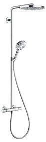 Hansgrohe Raindance Select S - Showerpipe 240 2jet s termostatom, biela/chróm 27129400