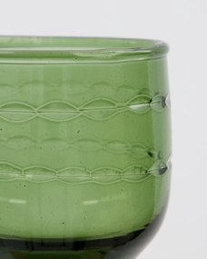 House Doctor Likérový pohár Vintage Green 50 ml
