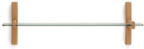 Sklenený modulárny policový systém v prírodnej farbe 90x28x30,5 cm Sitra – Kave Home