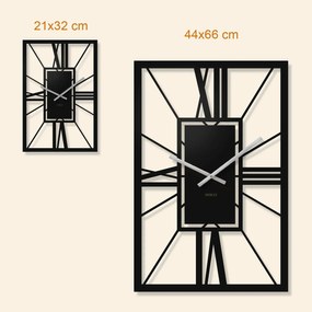 DUBLEZ | Drevené rímske hodiny - Arch Deco