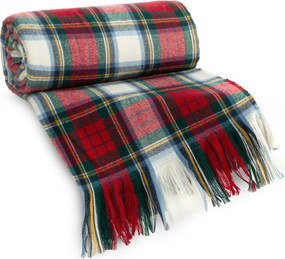 VIANOČNÁ DEKA SCARF1 150X200 CM VZOROVANÁ