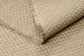 Koberec JUTE 3731 so strapcami, tmavobéžový