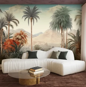 Gario Fototapeta Tropická krajina s palmami Materiál: Vliesová, Rozmery: 250 x 175 cm