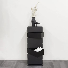 Čierna kovová komoda 37x98,5 cm Joey – Spinder Design