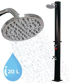 Jurhan Solárna sprcha DELFINA, 20 l, čierna