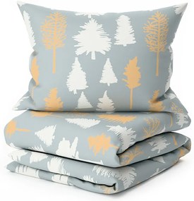 Bavlnené obliečky HOLLY REST sivé Rozmer obliečky: 70 x 90 cm | 140 x 200 cm