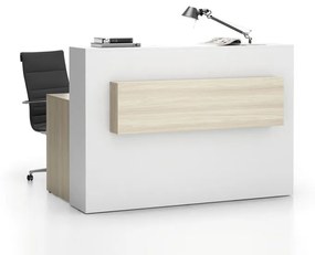 Odkladacia polica SEGMENT, 1300 x 150 x 350 mm, dub prírodný